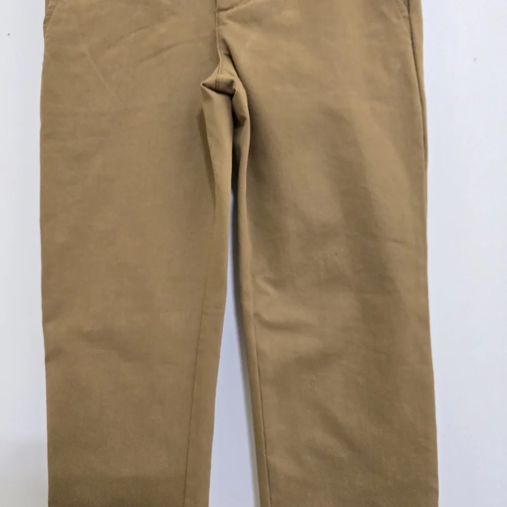 nwt GAP boys size‎ 18 Tech Skinny Pants Adjustable Waist Flat Front Tan